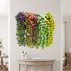 2Pcs Artificial Hanging Flowers Outdoor Vines with Eucalyptus Leaves Realistic Looking Vibrant Color