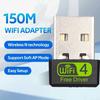 USB Wi-Fi Wireless Network Card Fast Secure Connection 150Mbps High Speed CD-free Installation Driver Adapter Network Card