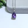 Amethyst Pendant Necklace In 925 Silver - Fashion Jewelry