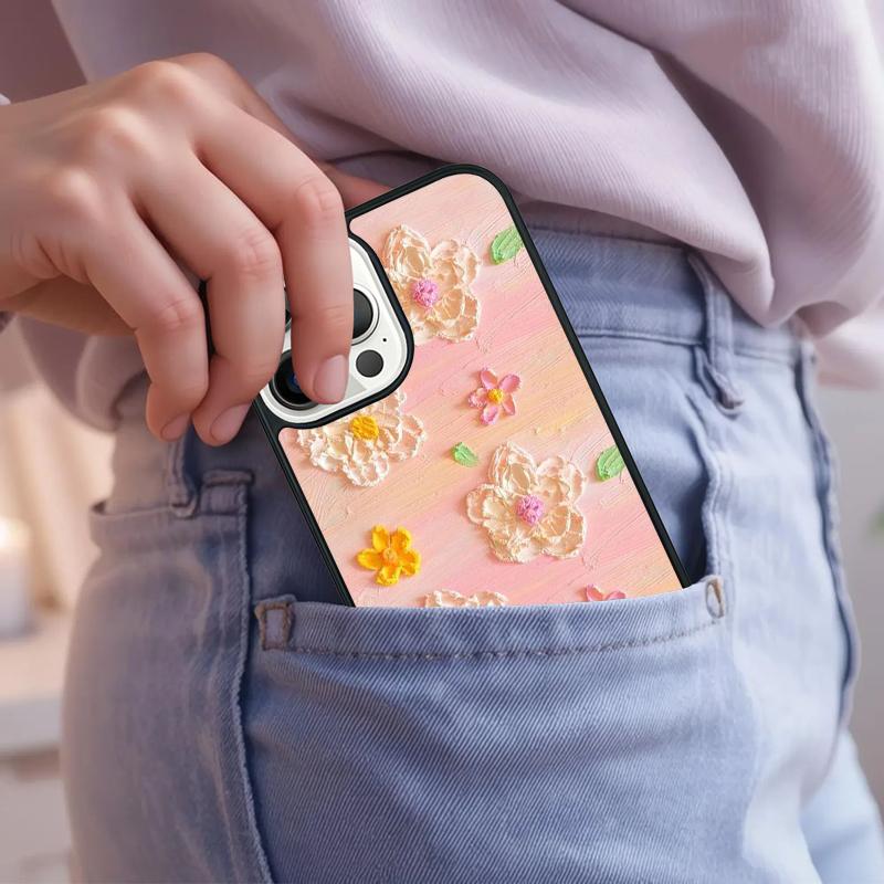 Ретро чехол для телефона с масляной живописью для iPhone 17 Air 15 16e 14 13 Pro Max Coque 12 11 Pro Max PLUS