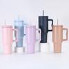 American Stainless Steel Thermos Cup Handle Portable Ice Bully Cup with Straw Car Cup