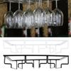 Glasses Storage Hanger Kitchen Tool Wine Glass Rack Under Cabinet Stemware Holder Storage Hanger Metal Organizer For Bar Kitchen