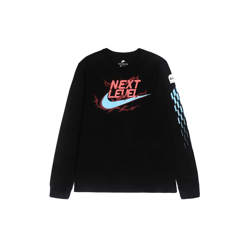 Nike Мужская футболка с длинным рукавом и принтом LPL Collaboration, черные DA5004-010