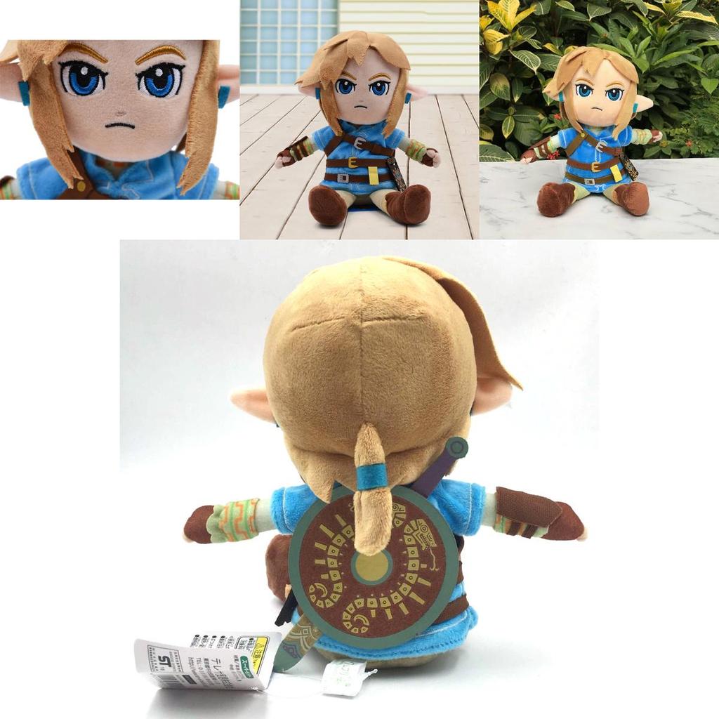 Очаровательная плюшевая кукла Линка из игры The Legend of Zelda Breath Of The Wild 25 см Мягкая игрушка