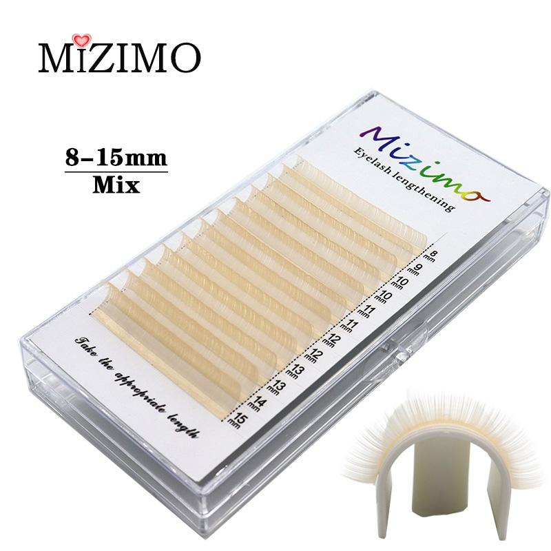 Цвет, прививка, накладные ресницы, кончик фиолетовой орхидеи 0,07 мм, C/D, смешанная длина, макияж, наращивание.