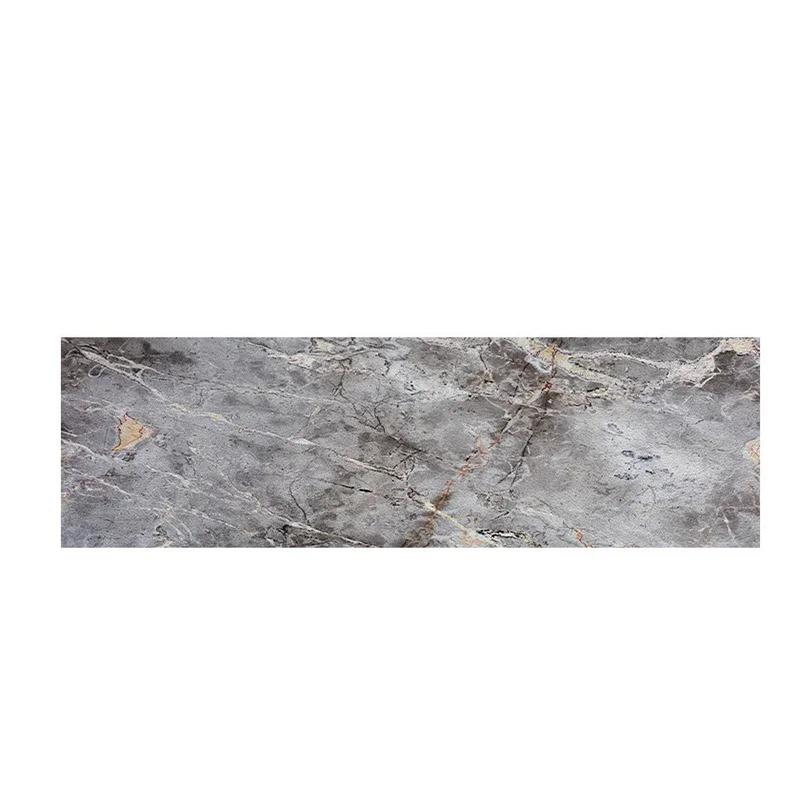 Кухонный коврик Водонепроницаемые ПВХ напольные коврики Домашний декор Ковер с мраморным принтом Нескользящий кожаный коврик Противоусталостные Alfombras De Cocina