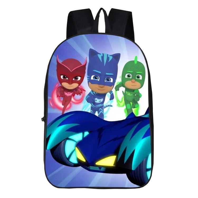 Прочный рюкзак PJ Masks для детей с ярким 3D-дизайном персонажей и регулируемыми мягкими лямками