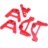 Aluminum Alloy Front Rear Shock Struts Damper Bracket Mount Fit for SCX10 III 1:10 RC CarRed