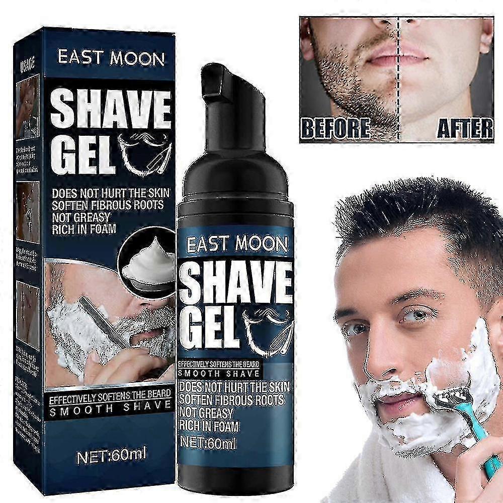 60ml Men Beard Shaving Foam Cream Hair Removal Cream Shave Gel