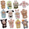 First, Second, and Third Generation Labubu Doll Clothes: 17cm Plush Onesie for 10cm Labubu Dolls, Cute Cartoon Design