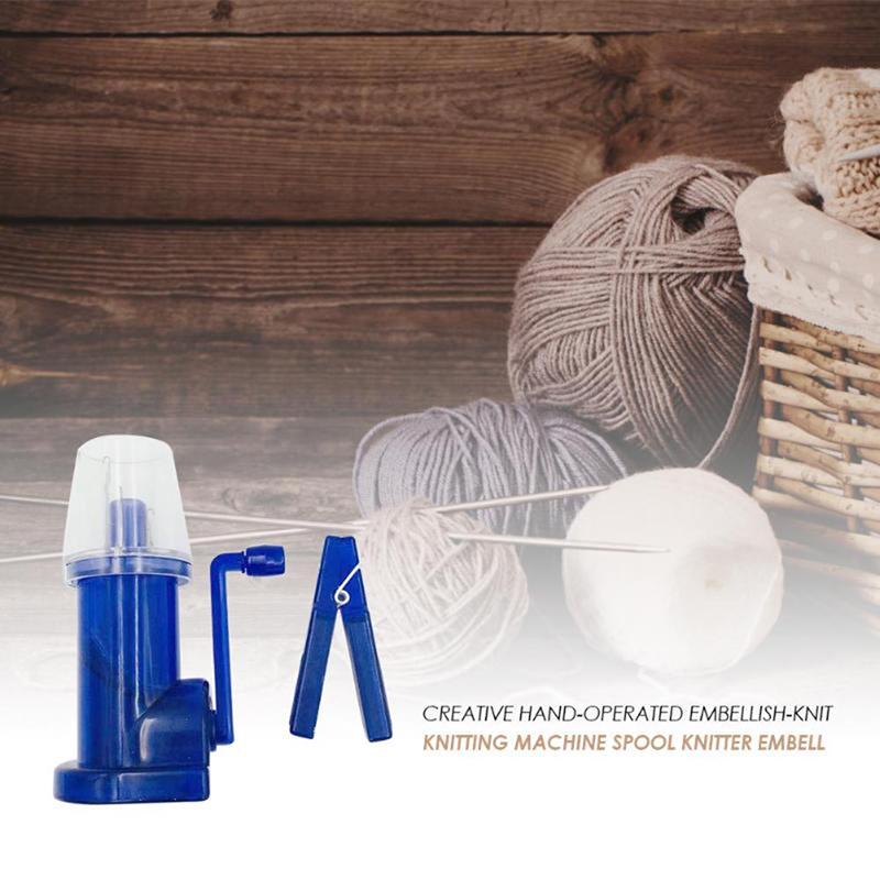 Украшенная вязальная машина, катушка, вязальщица, швейный аксессуар, тканый инструмент для ручного ремесла