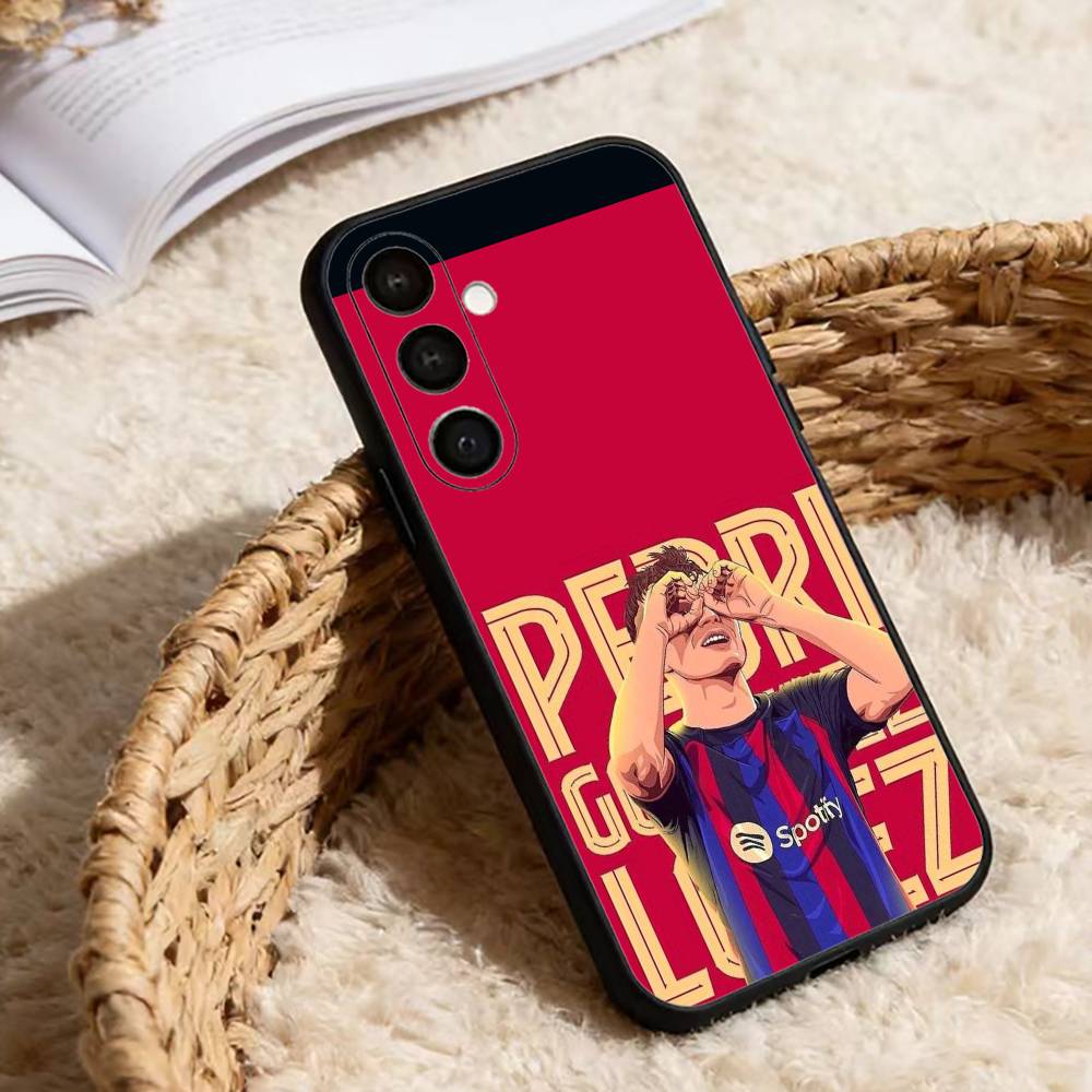 Чехол для телефона Football 8 P-Pedri для Samsung Galaxy A91,80,73,72 ,71,53,52,32 ,31,22,21s,20, Мягкий черный чехол