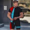 Summer Men Beach T Shirt Tracksuit 2 Piece Sets 3D Print All-Match Sports Short Sleeve Round Neck Casual Style Clothing 6XL
