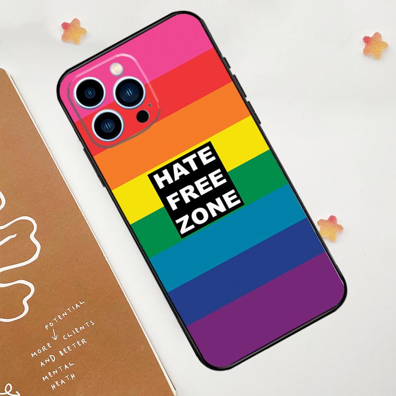 LGBT PRIDE GAY Phone Case For iPhone 17 Pro Max 11 14 15 16 Pro Max 12 13 mini 16 Plus 16e 17 Air Funda