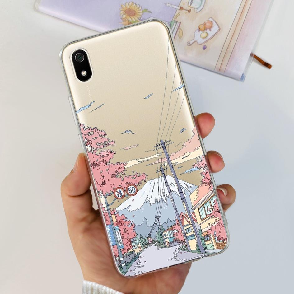 Для Xiaomi Redmi 7 7A Чехол Силиконовый Мягкий Прозрачный ТПУ Защитная Накладка Задняя Крышка Для Xiomi Redmi 7A Funda Redmi7a Redmi7 Capa