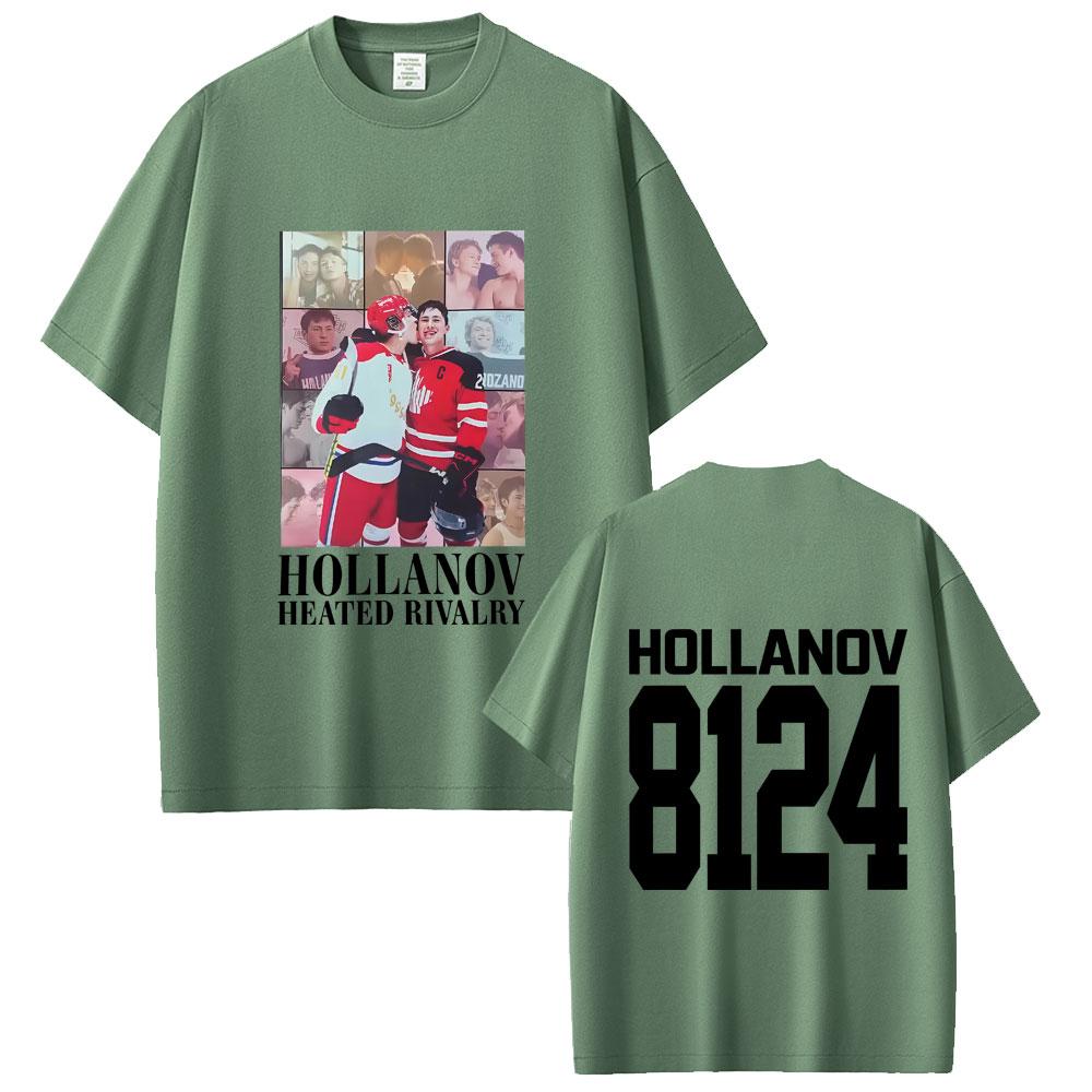 Heated Rivalry Shane Hollander Ilya Rozanov Hollanov 2481 Tshirt Men Women Fashion Oversized T Shirts Male Vintage Streetwear