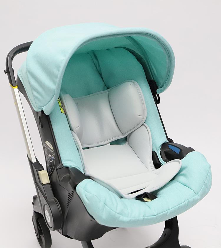 Universal Baby Stroller & Car Seat Cushion Set: Newborn Carrycot Protective Pad with Lumbar Support