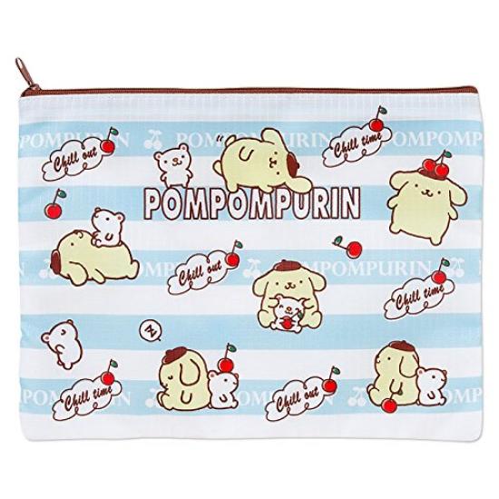 Sanrio Pompompurin Flat Pouch (Cool Pudding)