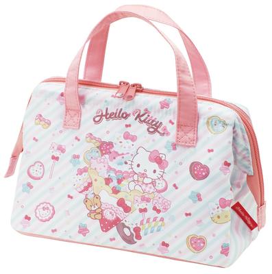 Ланч-бокс Sanrio Hello Fancy Snacks Bag, Изолированный, Застежка, Женский, Китти, и Сладости, Для девочек, KGA1-A