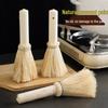 Long-Handled Coconut Fiber Dishwashing Brush - Non-Scratch, Non-Stick, Decontamination Cleaning Tool