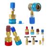 Car R1234YF Adapter Fitting Quick Coupler Air Conditioner Refrigerant Manifold-Gauge Hose Connector Coupling Adapter
