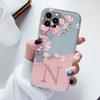 Цветы Буквы Чехол Для iphone 12 Pro Max 12 Capa Прозрачные Мягкие Силиконовые Чехлы Для iphone 12 Fundas Алфавит Прозрачные Сумки
