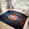 Gulf Design Crystal Velvet Carpet Cozy Non?Slip Printed Rug For Bedroom Living Room Entrance