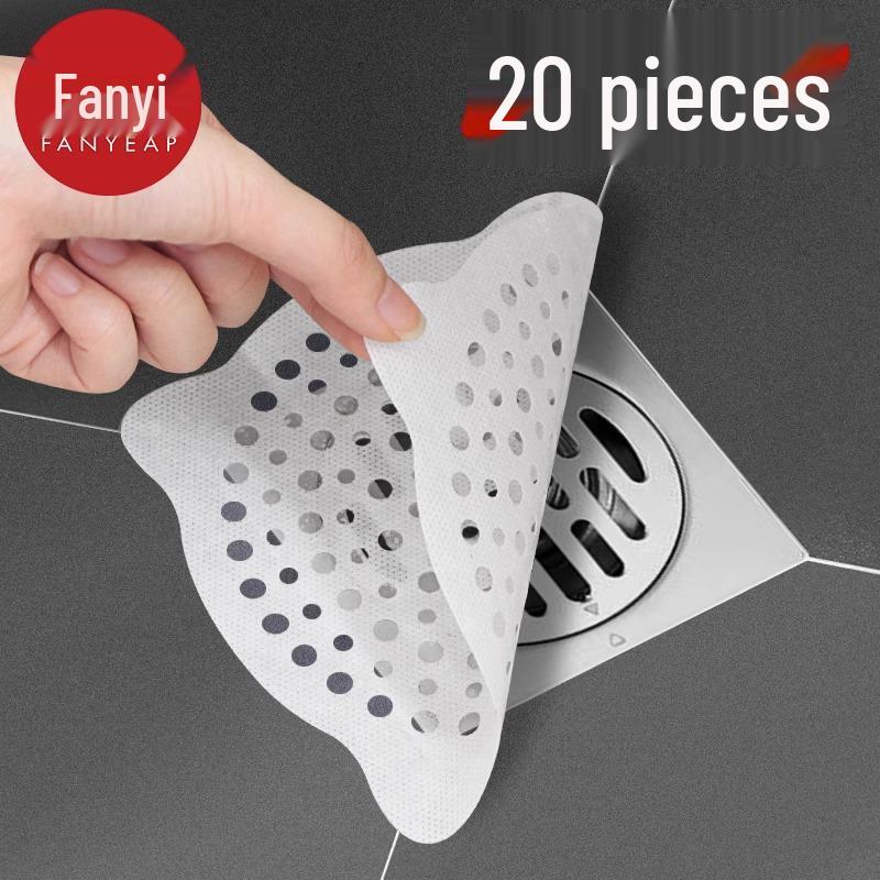 Одноразовый слив для пола в ванной с фильтром для волос - Сетка против засоров