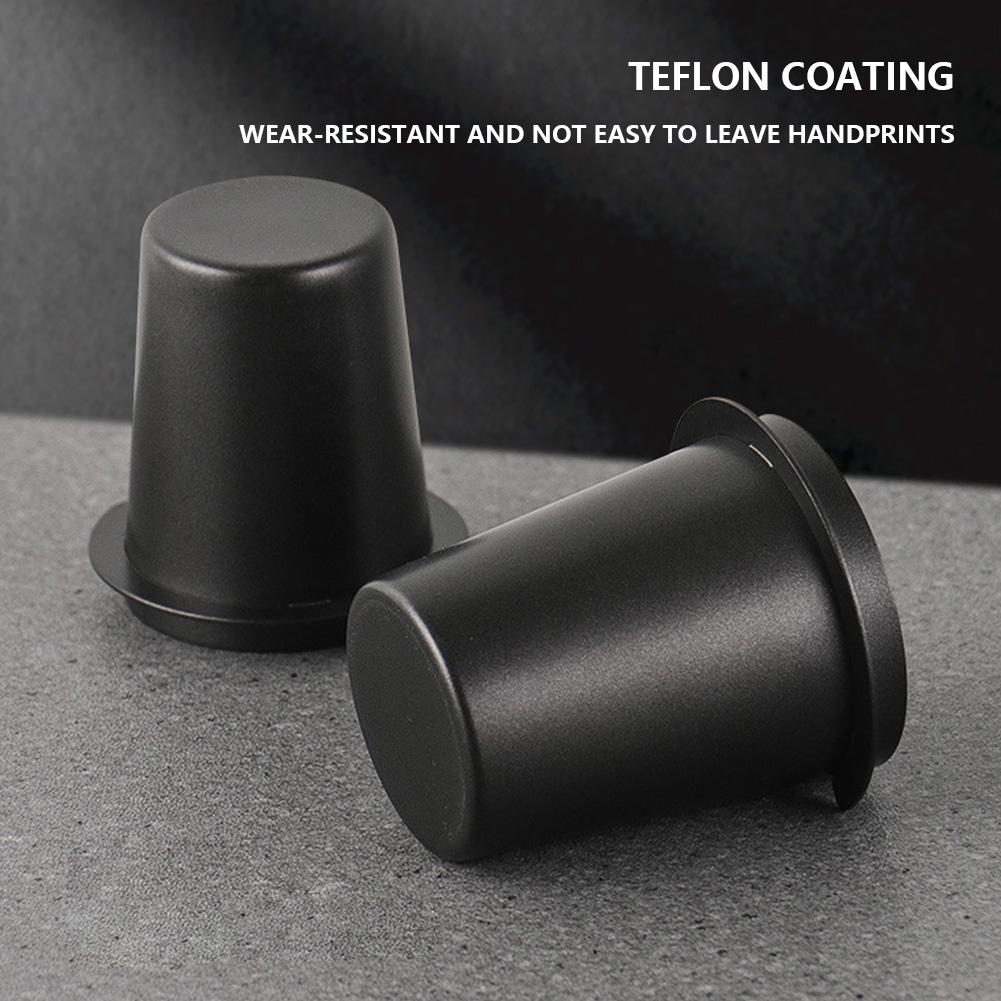 51/54/58 мм чашка для дозирования кофе кружка для эспрессо-машины износостойкая нержавеющая сталь чашка для дозирования кофе серебристая/черная