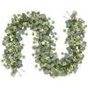 Искусственная гирлянда из эвкалипта, поддельная зелень, листья эвкалипта, лозы для свадебной арки, фона, украшения стола для вечеринки, стены, дома