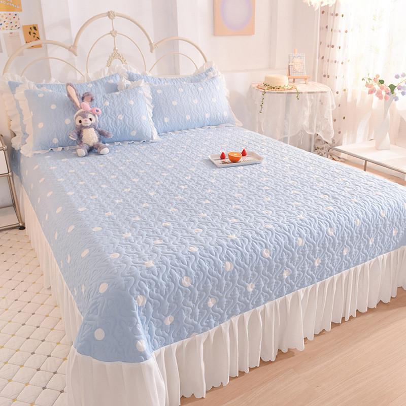 Чехол на кровать в Корейском стиле в стиле принцессы, противоскользящий утолщенный чехол на кровать с татами, моющийся чехол на кровать круглый год