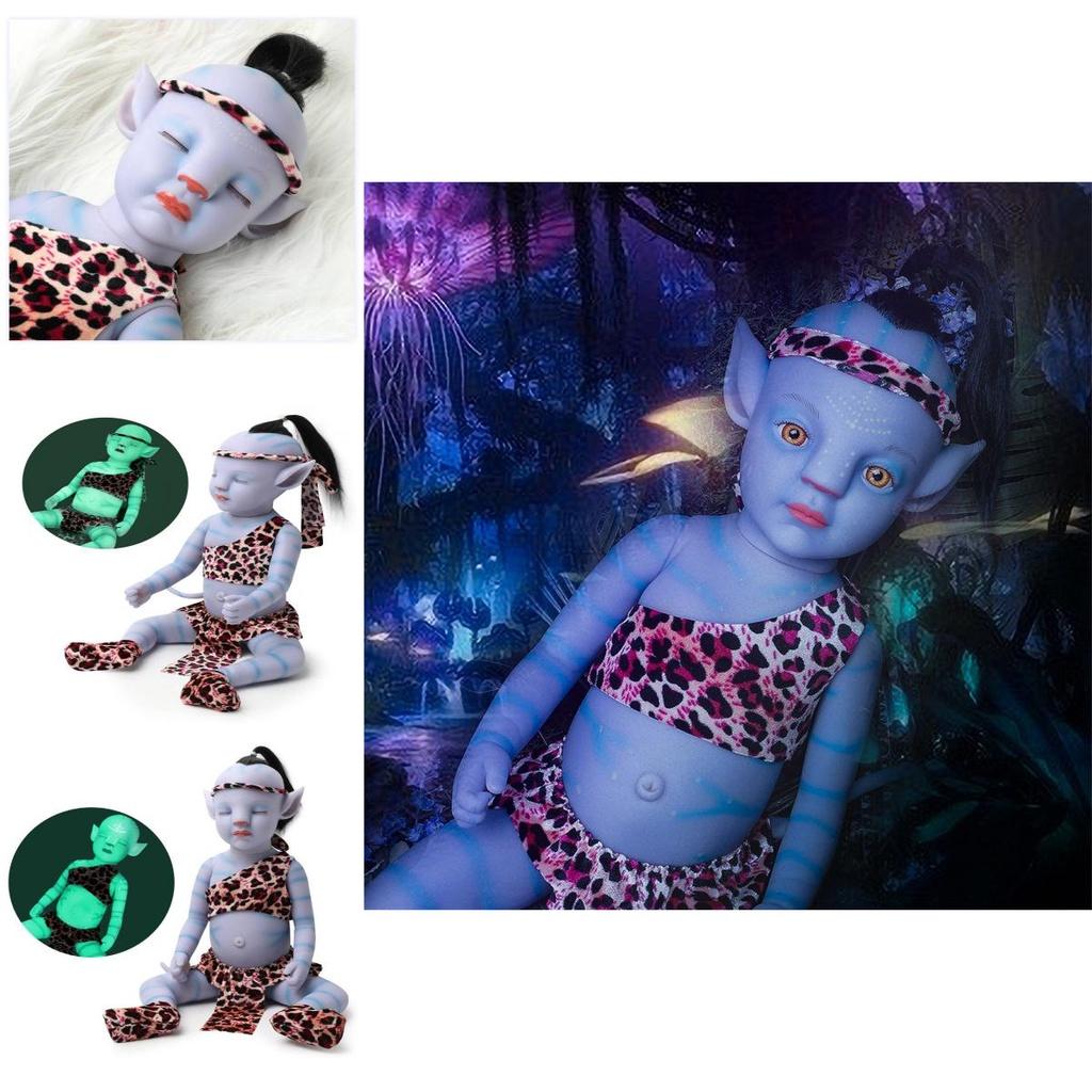 Светящаяся кукла-аватар Невероятно реалистичный реборн-младенец 12 дюймов