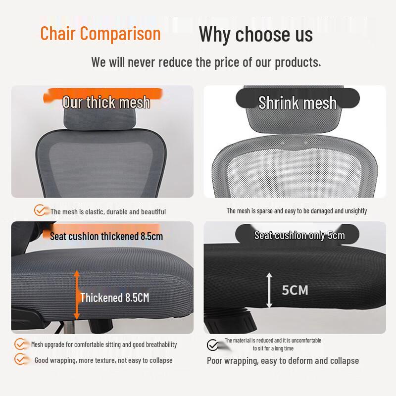 Changbaosen Ergonomic Office Chair with Footrest