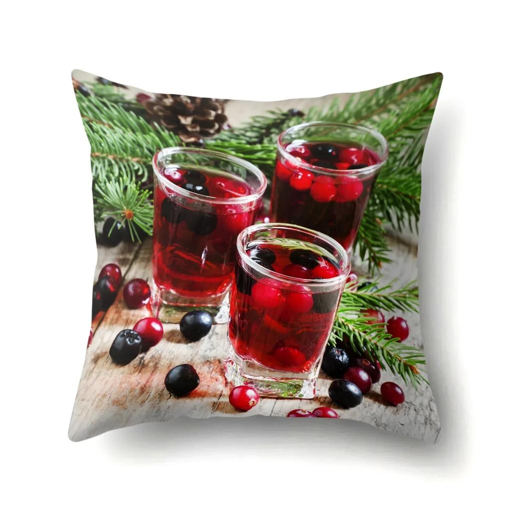 Наволочка с чашкой черного чая для офисного поясного дивана