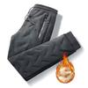 Men's Waterproof Lambskin Sports Pants - Warm, Loose-Fit, Plus Velvet, Thickened for Autumn & Winter