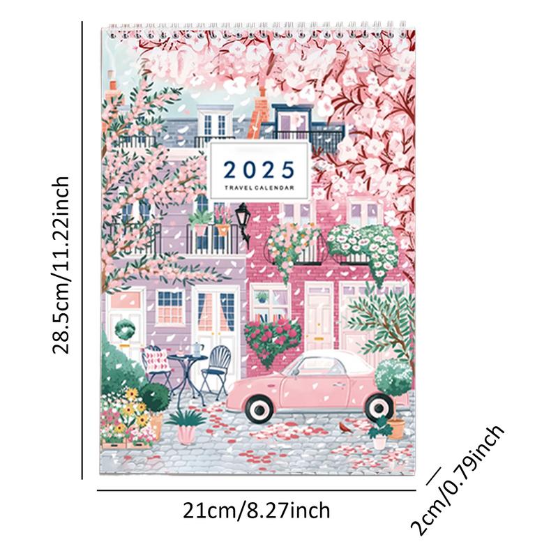 2025 Inspirational Wall Calendar Family Calendar Funny Monthly Wall Calendar Monthly Planner Schedule Board With 12-Month For