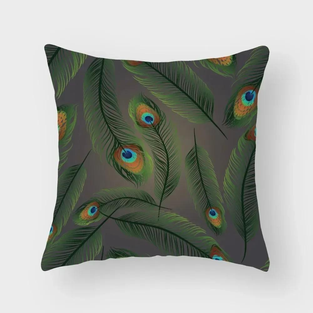 Роскошный Декор для Дома Наволочка Тропический Фламинго Наволочка для Подушки Гостиная Диван Наволочка