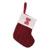 Mini Initial Christmas Stocking Embroidered Letter Knitted Christmas Stockings Festival Hanging Ornament for Home Christmas Decor