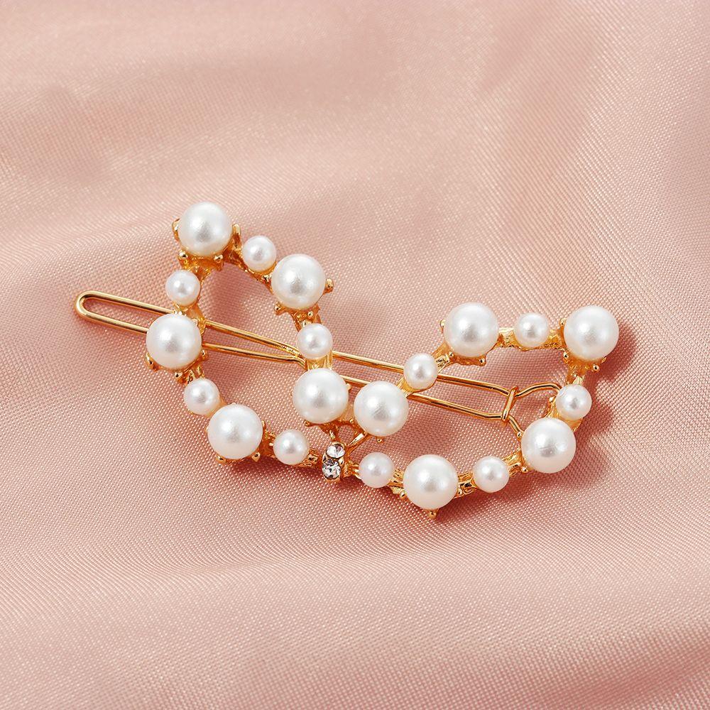 Дамы Девочки Укладка волос Головные уборы Женские жемчуга Шпильки Заколки для волос Заколки для волос