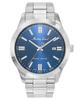 Mathy I Jumbo Special Edition Кварцевые мужские часы из нержавеющей стали с синим циферблатом H455ABU