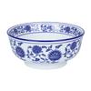 Chinese Style Ceramic Noodle Bowl - Golden Dragon Blue & White Porcelain