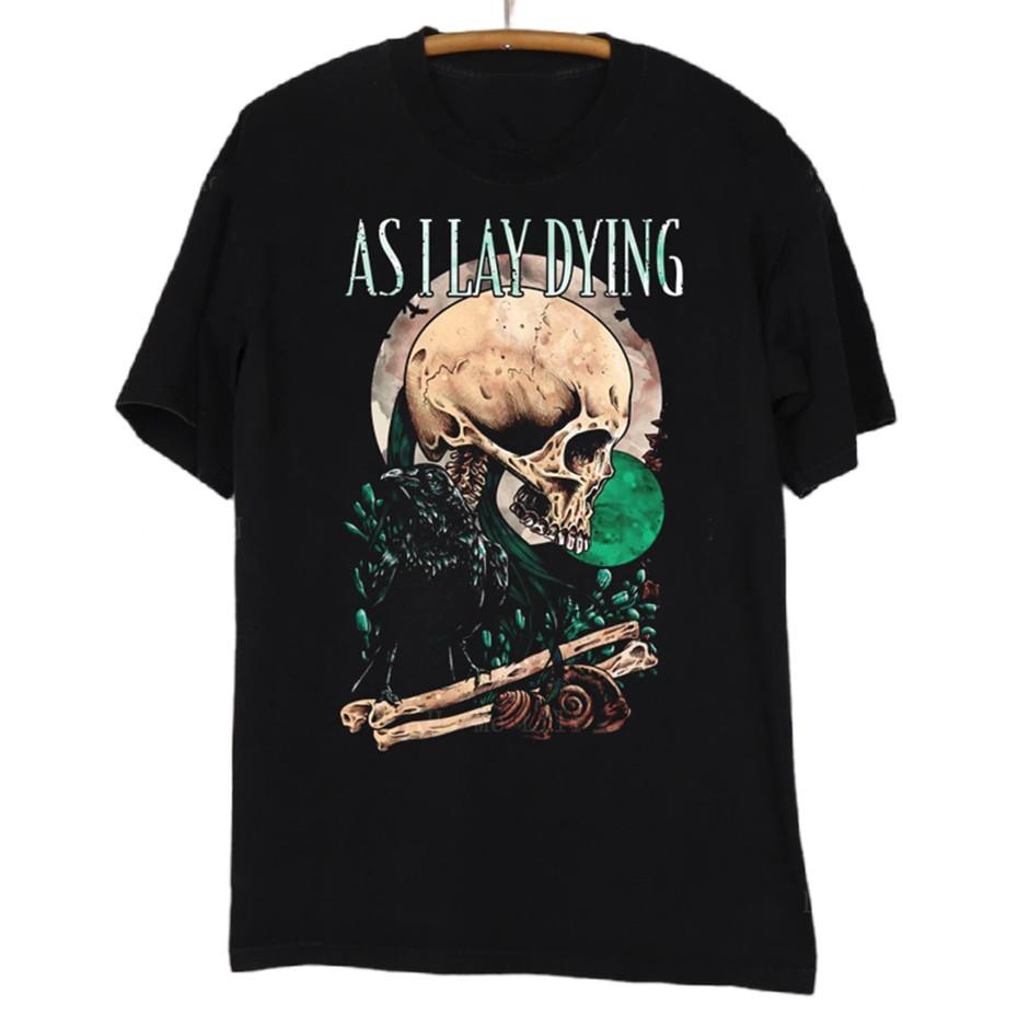 Американская металкор группа As I Lay Dying Хлопковая черная унисекс футболка DI054 Унисекс футболка