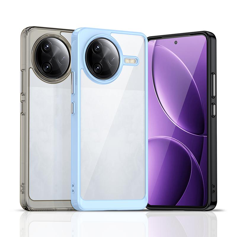 Для Poco F7 Pro Прозрачный чехол Poco F7 Pro Чехлы Обложка Coque Жесткий Полупрозрачный Мягкий ТПУ Каркас Защитный чехол для телефона Poco F7 Pro