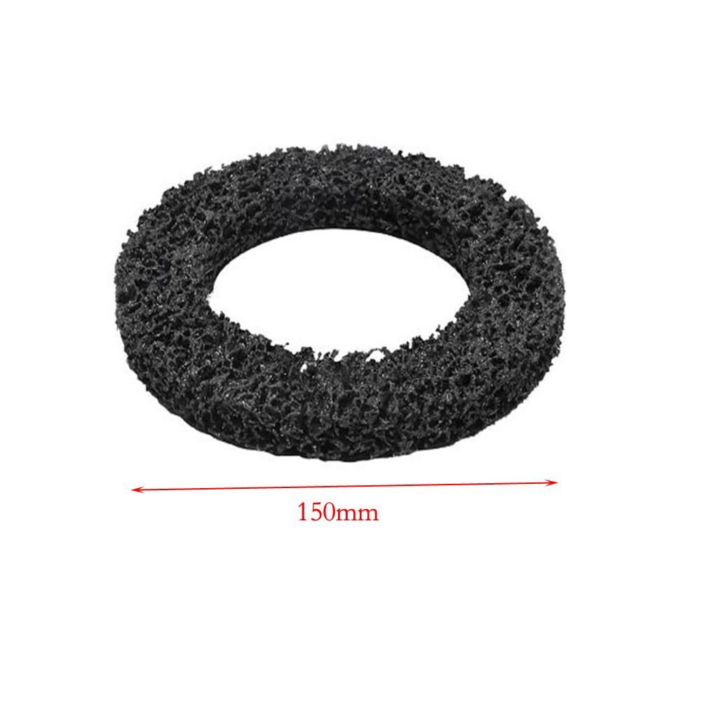 150mm Wheel Hub Grinder Cleaning Brush Tool With Grinding Cup For Car Rim Polishing And Rust Removal ABS Black Blue