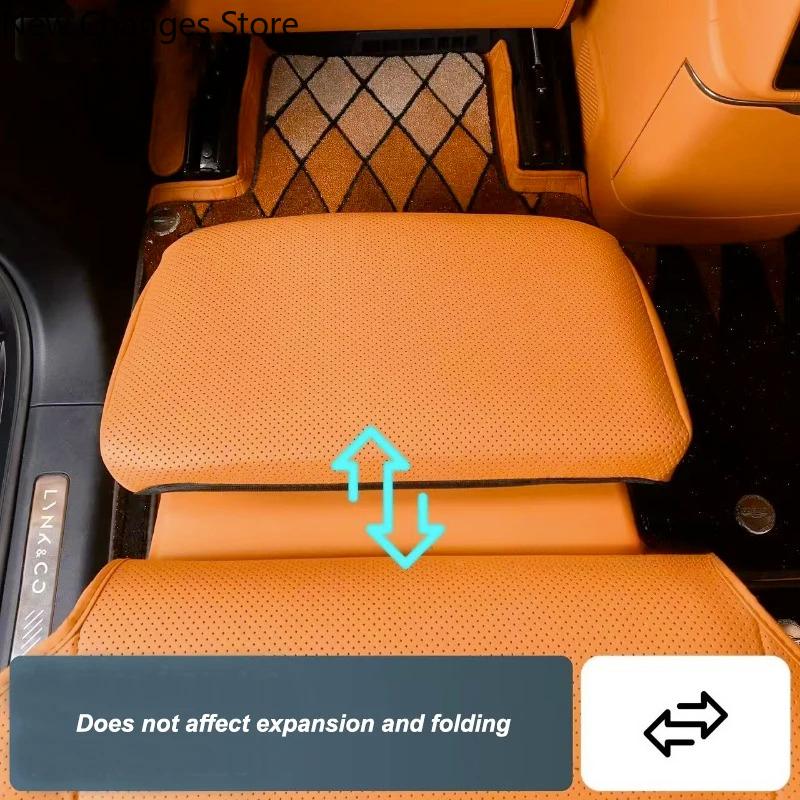 Чехол на электрическую подставку для ног среднего ряда для Lynk & Co 900 2025 2026 Защитная накладка на подножку второго сиденья Автомобильные аксессуары для интерьера