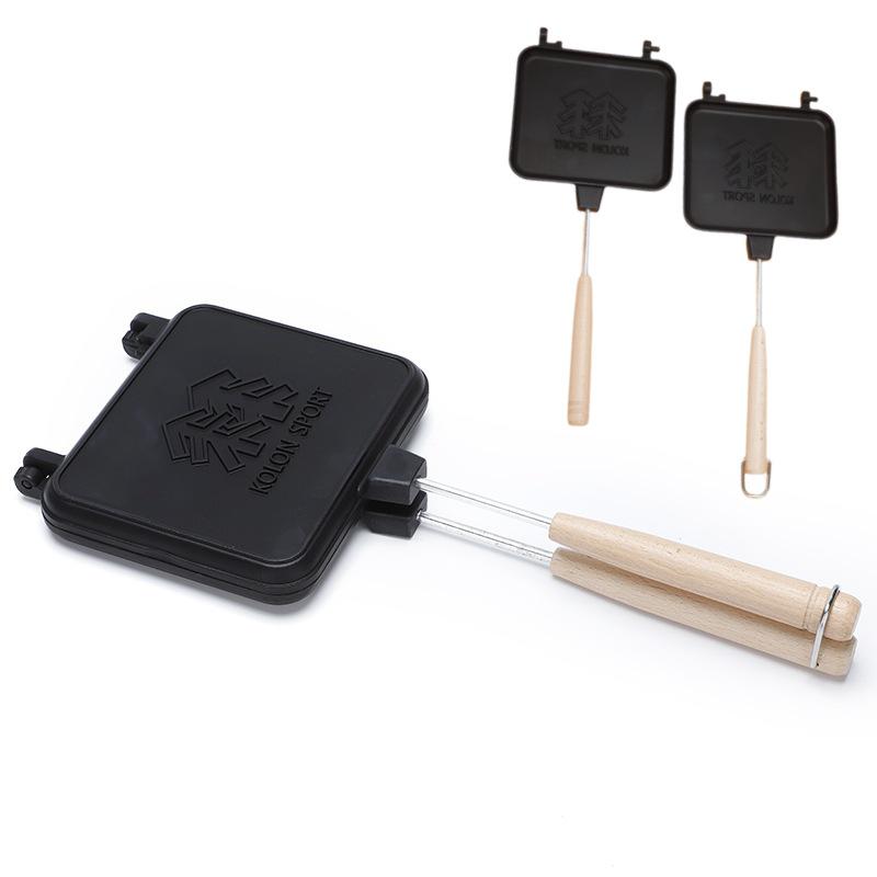 Антипригарная двусторонняя сковорода-гриль для сэндвичей на завтрак