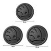 1Pcs Car ABS Logo Auto Front Hood Emblem Rear Trunk Cover Sticker for Skoda Octavia MK2 MK3 MK4 2 A7 Fabia Karoq Kodiaq Superb Rapid Yeti