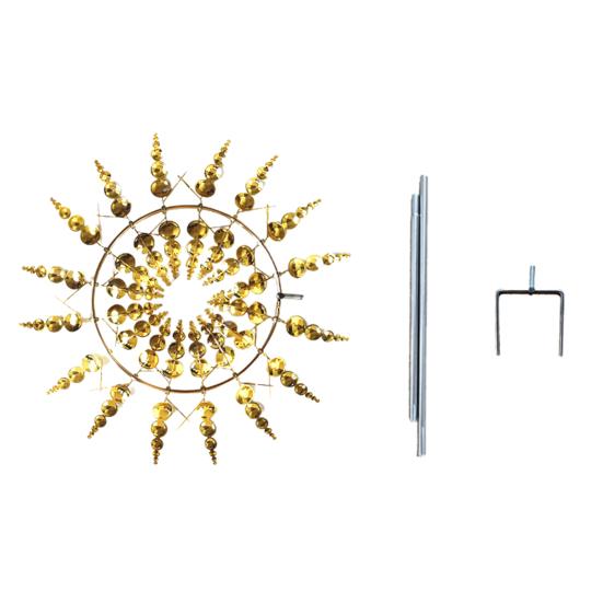 Ветряная мельница, нержавеющая, устойчивая к коррозии, простая установка, декоративная 3D кинетическая вертушка для ветра, красочная вертушка, садовый орнамент