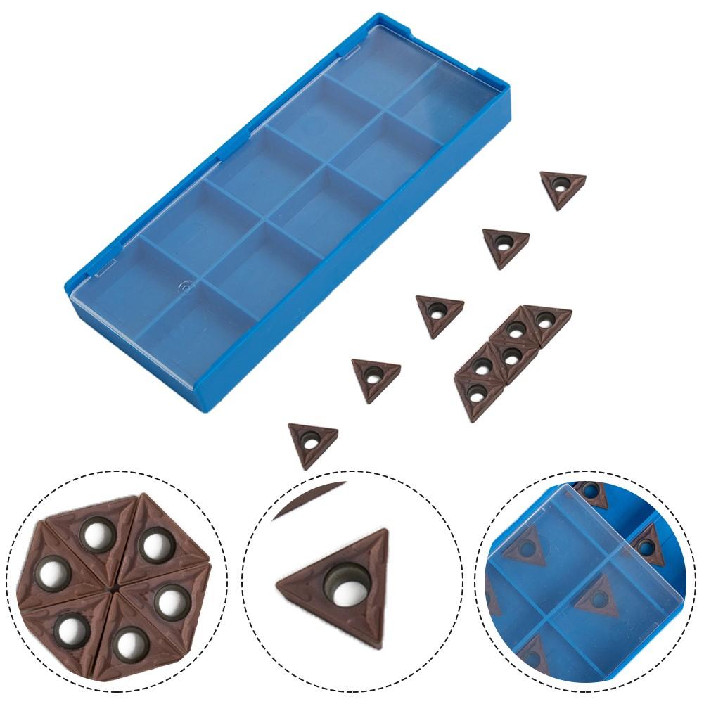 10pcs TCMT110204 VP15TF / TCMT21.51 Carbide Inserts CNC Blade Lathe Turning Tool