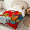 1PC Uicideboyalf Patterned Flannel Blanket Suitable For All Seasons For Home Decor Warmth And Comfort Gifts Holiday Present